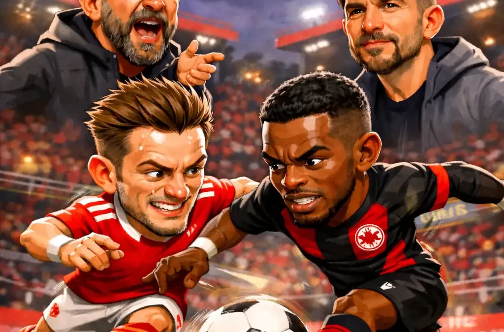 Caricature illustration of Union Berlin vs Eintracht Frankfurt ahead of Bundesliga match on 6 February 2026 Prediction