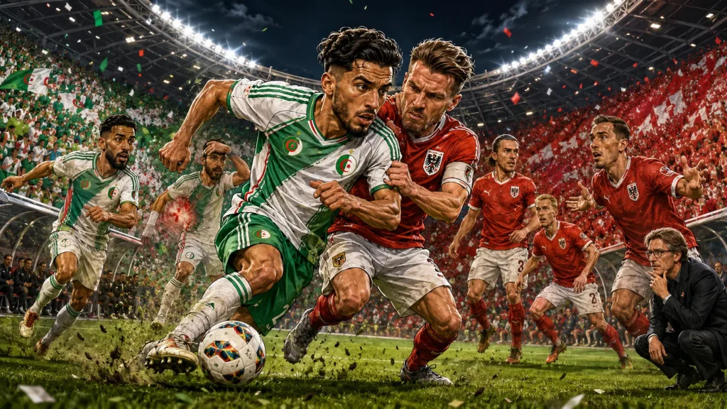 Algeria vs Austria World Cup 2026 preview with Fennecs and Das Team players