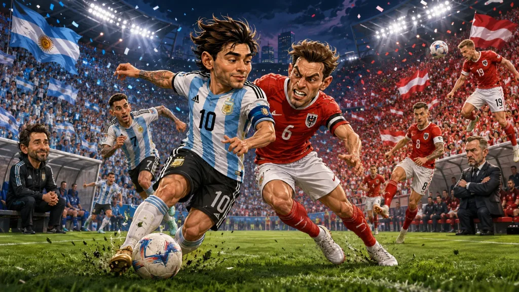 Argentina vs Austria World Cup 2026 preview with Messi-inspired Argentina captain and Austria pressing midfield battle