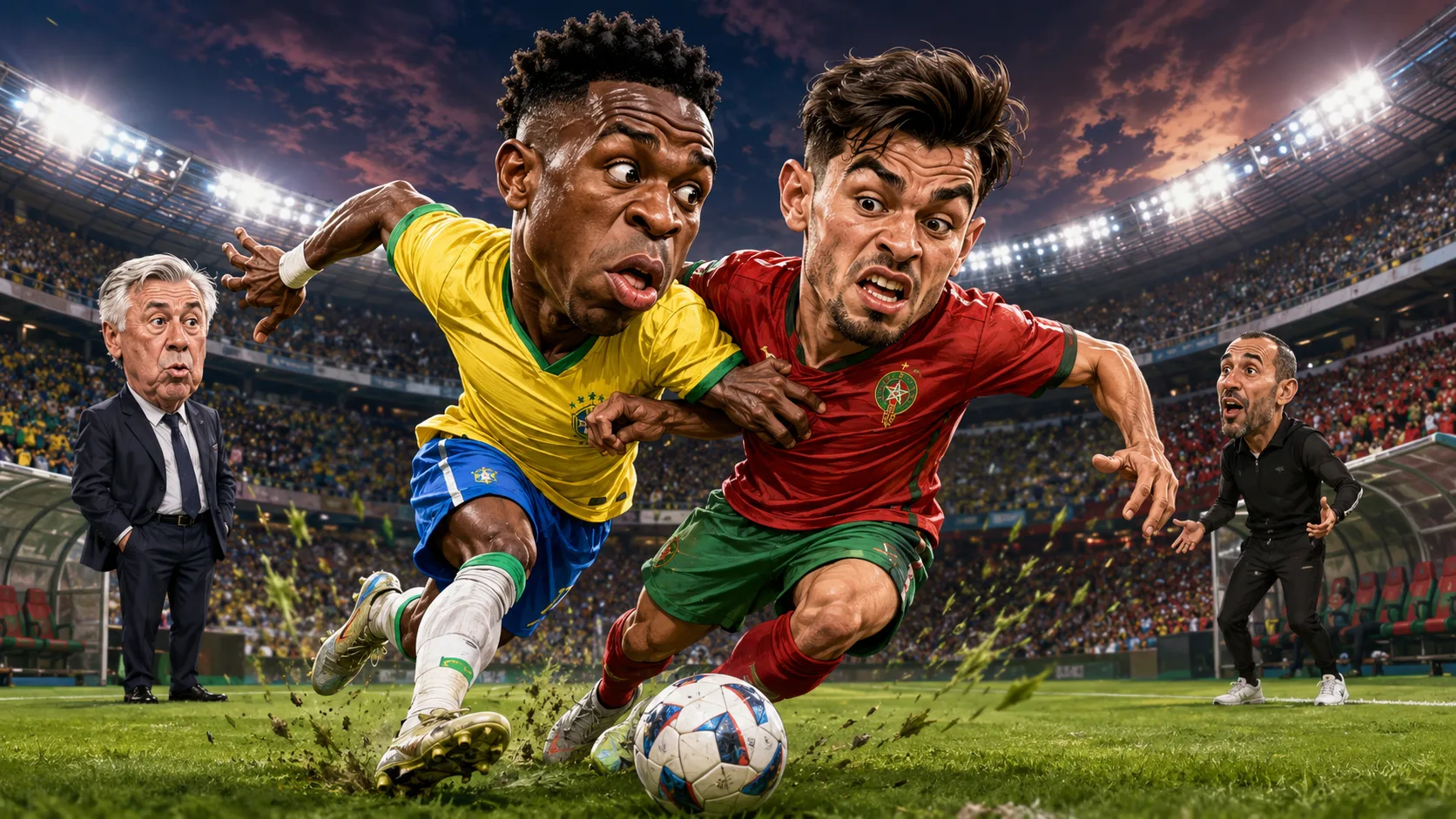 Brazil face Morocco at MetLife Stadium in their opening World Cup 2026 Group C match.