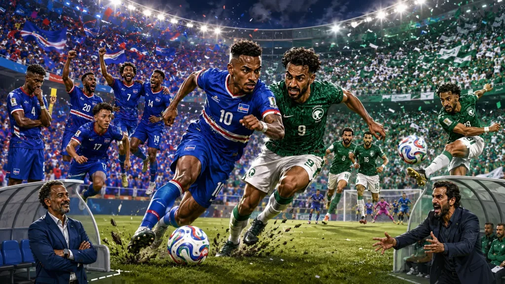 Cape Verde vs Saudi Arabia World Cup 2026 preview with Blue Sharks and Green Falcons players