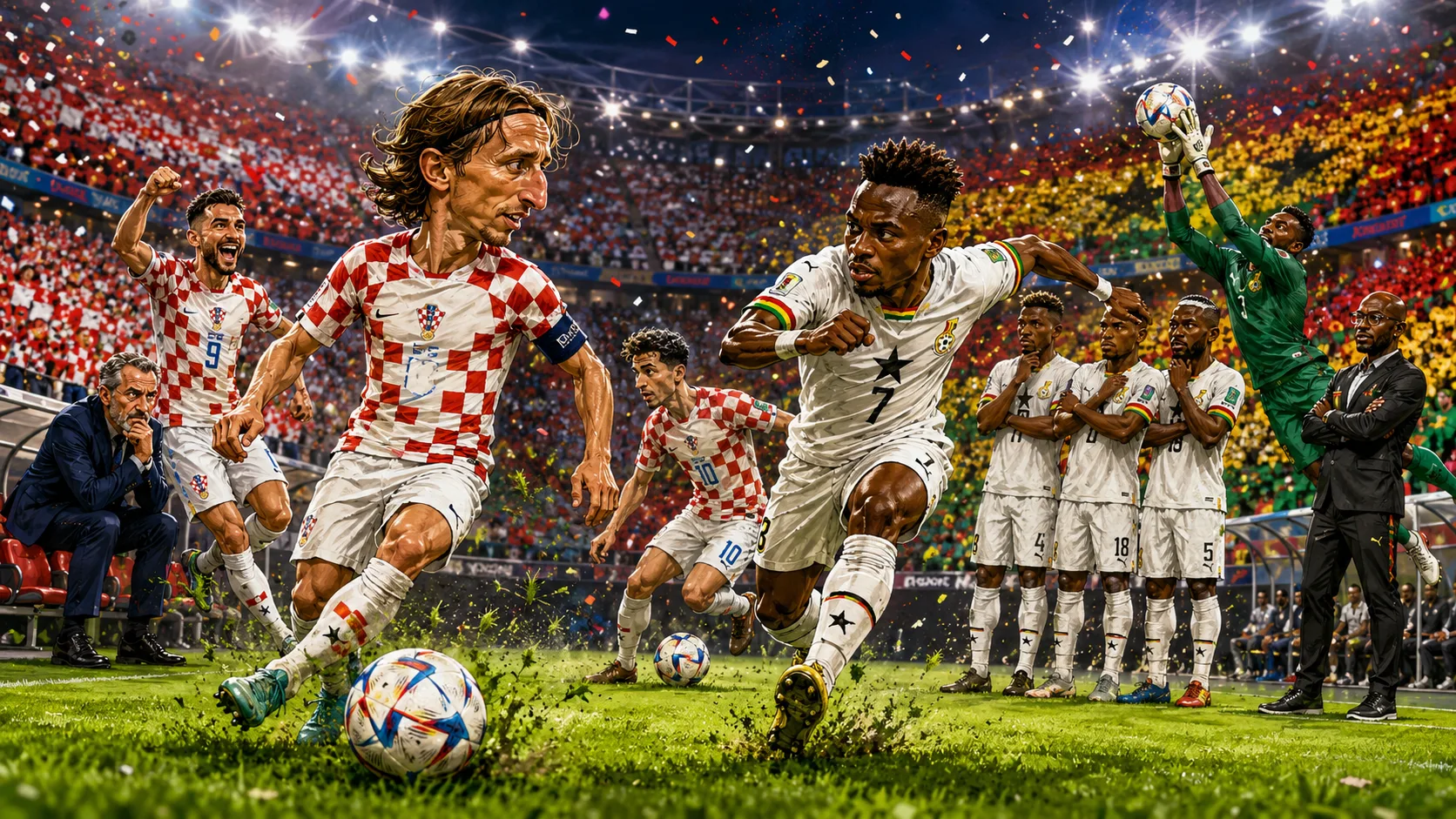 Croatia vs Ghana World Cup 2026 preview with Chequered Ones and Black Stars players