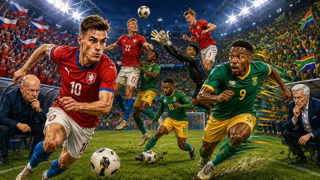 Czech Republic vs South Africa World Cup 2026 prediction with Patrik Schick Tomas Soucek Lyle Foster and Ronwen Williams