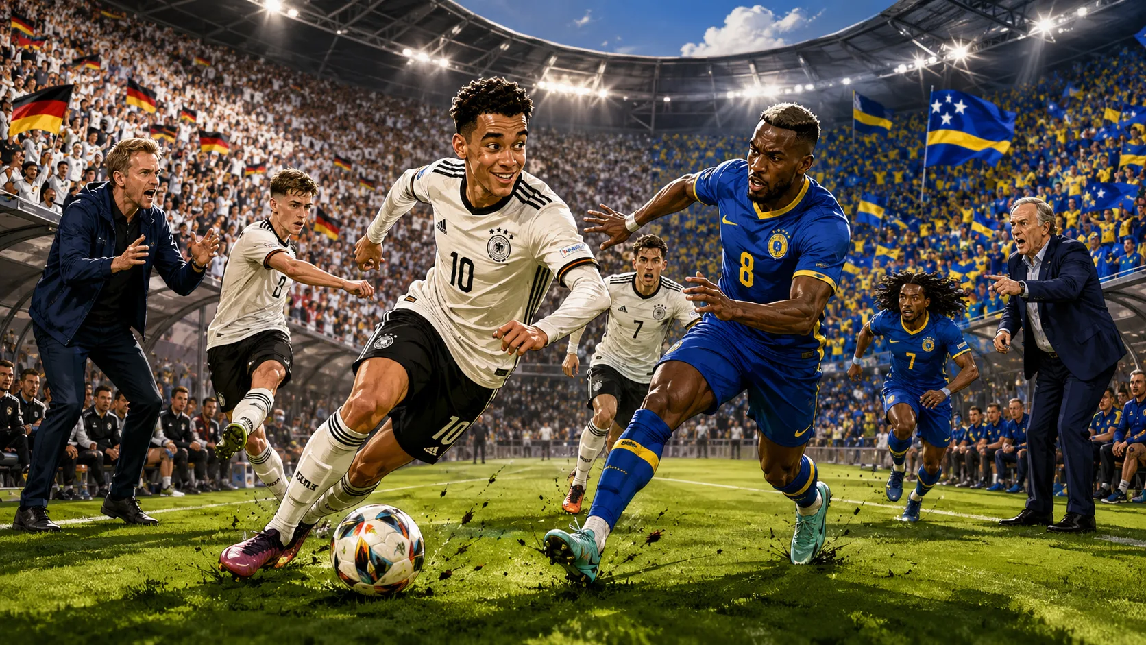 Germany vs Curacao World Cup 2026 preview with Jamal Musiala Florian Wirtz Leandro Bacuna and Tahith Chong