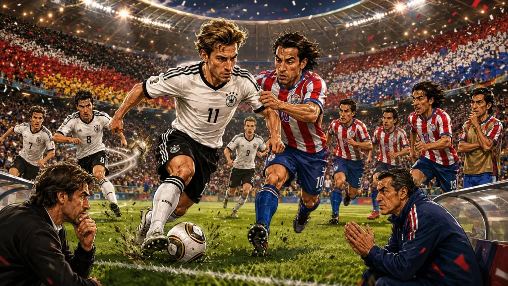 Germany vs Paraguay World Cup 2026 last-32 preview with Germany and Paraguay players