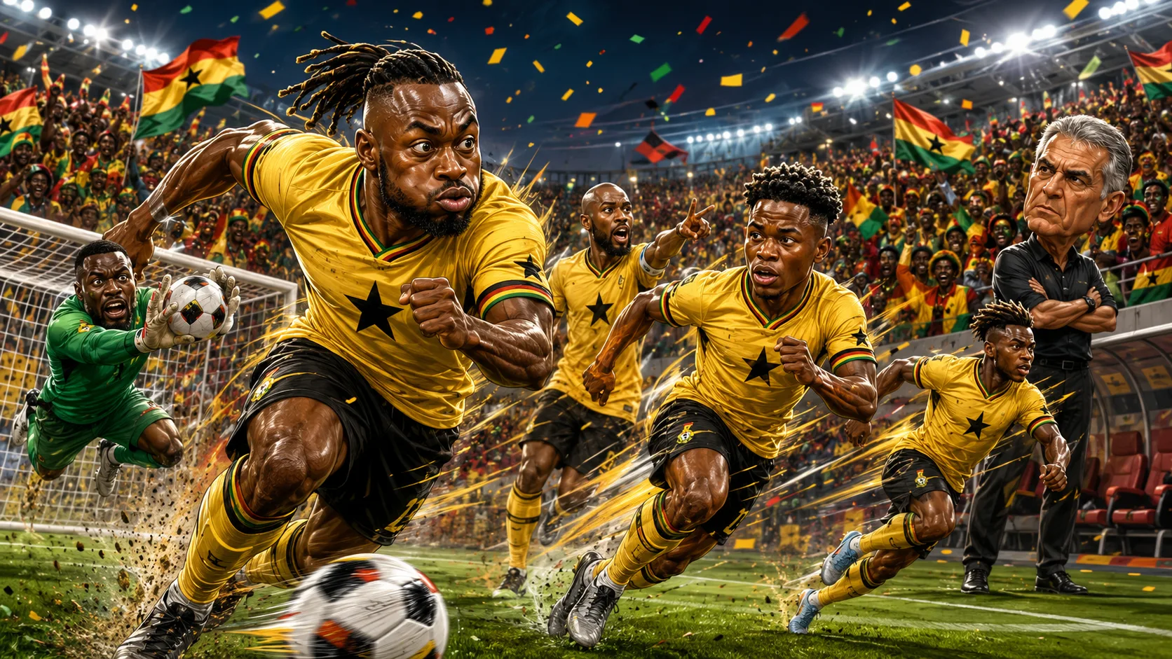 Ghana World Cup 2026 preview with Antoine Semenyo Carlos Queiroz Caleb Yirenkyi and Benjamin Asare