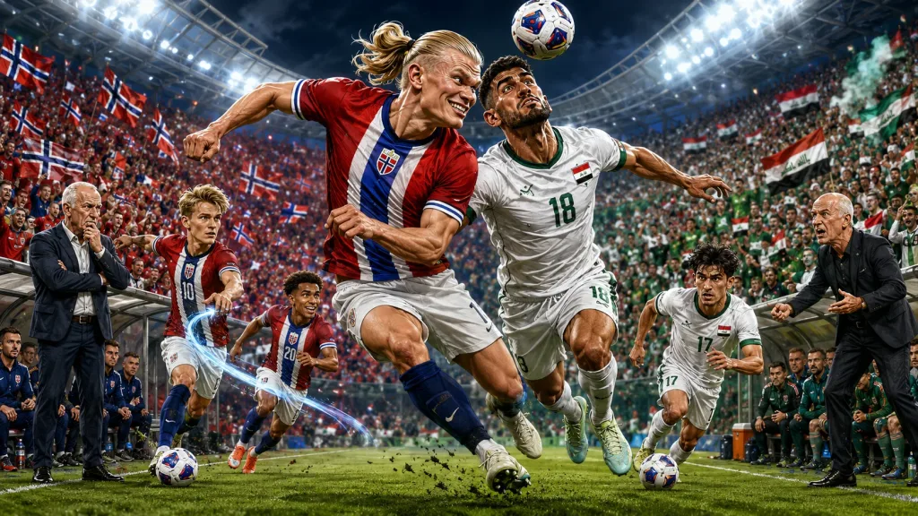 Iraq vs Norway World Cup 2026 preview with Erling Haaland Martin Odegaard Aymen Hussein and Ali Jasim