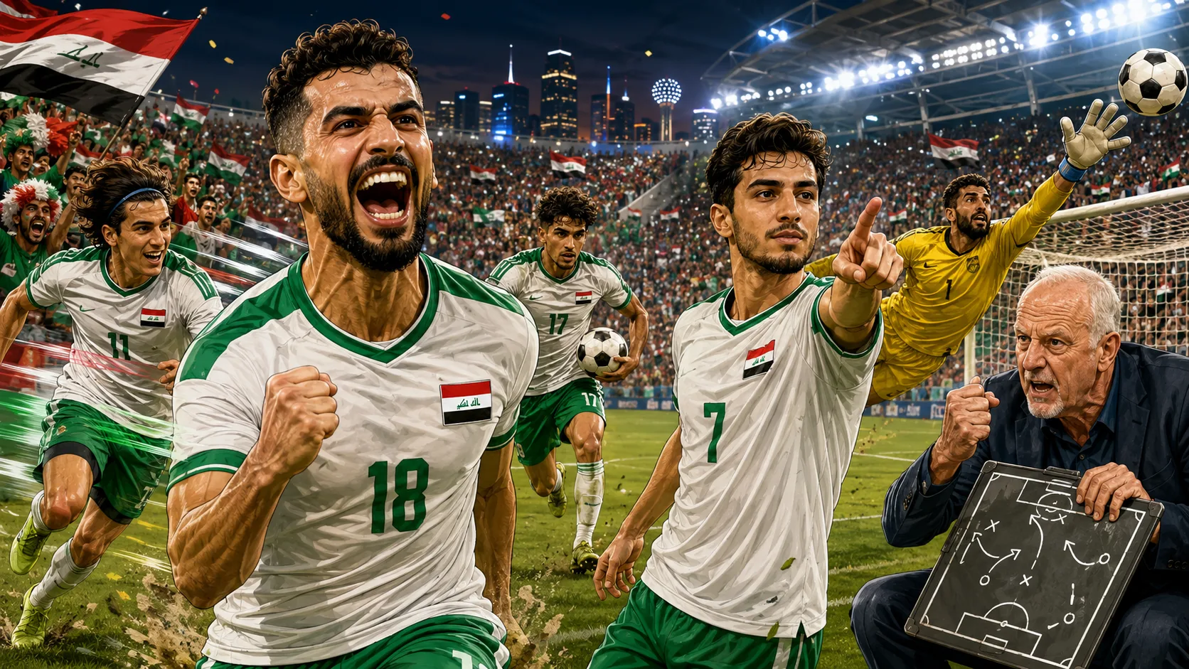 Iraq World Cup 2026 preview with Aymen Hussein Amir Al-Ammari Marko Farji and Graham Arnold