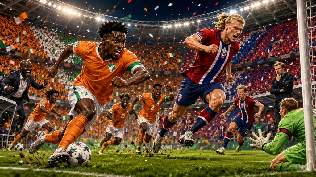 Ivory Coast vs Norway World Cup 2026 last-32 preview with Elephants and Norway players