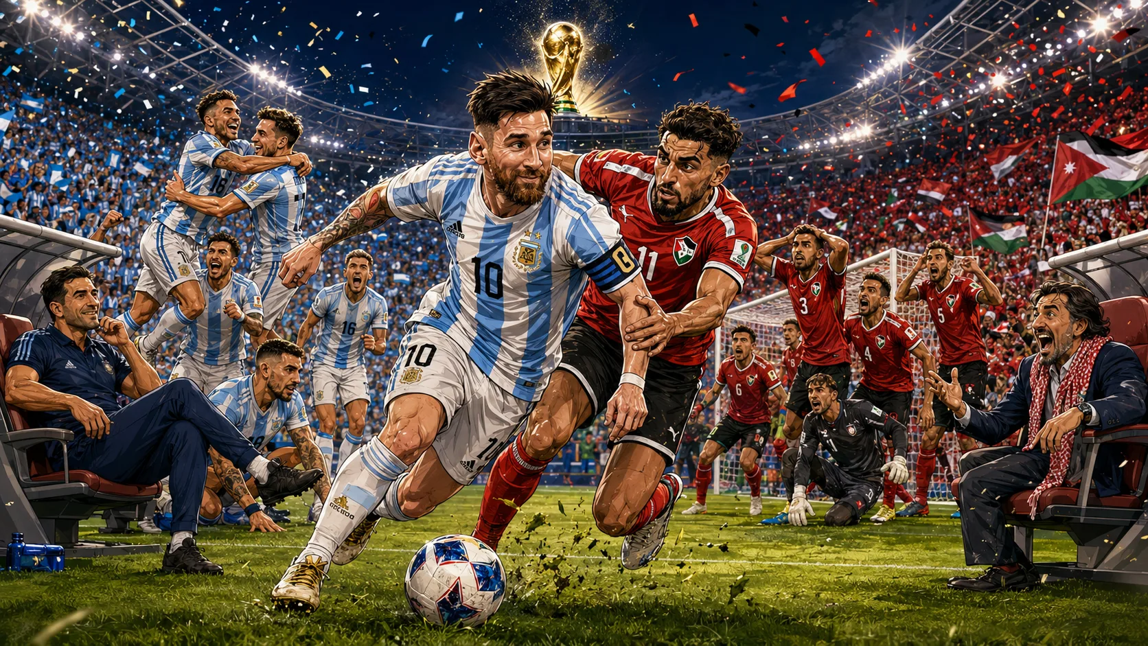 Jordan vs Argentina World Cup 2026 preview with Chivalrous Ones and Argentina players