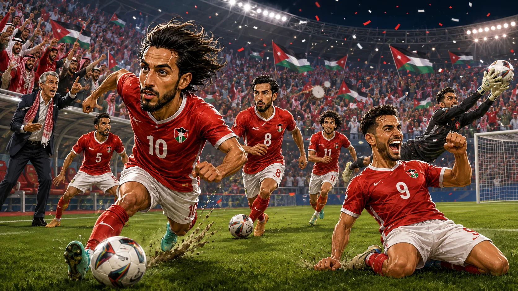 Jordan World Cup 2026 preview with Mousa Al-Tamari Ali Olwan Nizar Al-Rashdan and Jamal Sellami