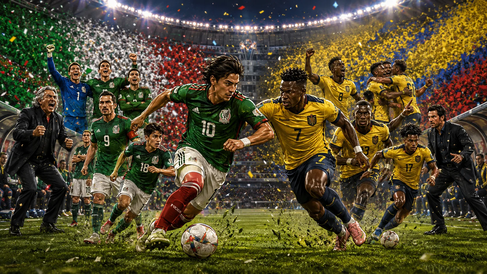 Mexico vs Ecuador World Cup 2026 last-32 preview with Mexico and Ecuador players