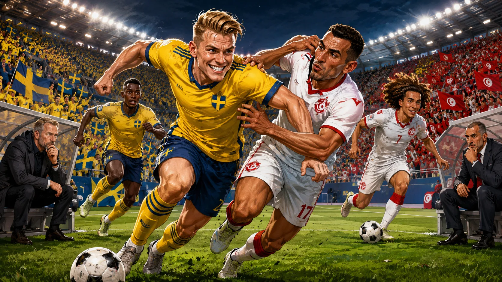 Sweden vs Tunisia World Cup 2026 preview with Viktor Gyokeres Alexander Isak Ellyes Skhiri and Hannibal Mejbri
