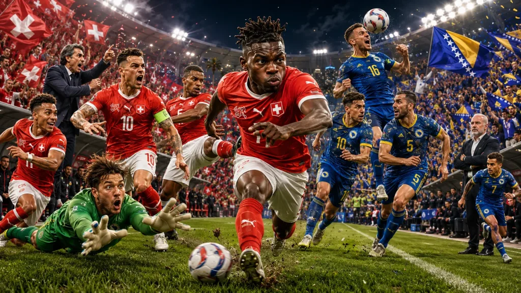 Switzerland vs Bosnia-Herzegovina World Cup 2026 preview with Breel Embolo, Granit Xhaka, Manuel Akanji, Ermedin Demirovic and Sead Kolasinac