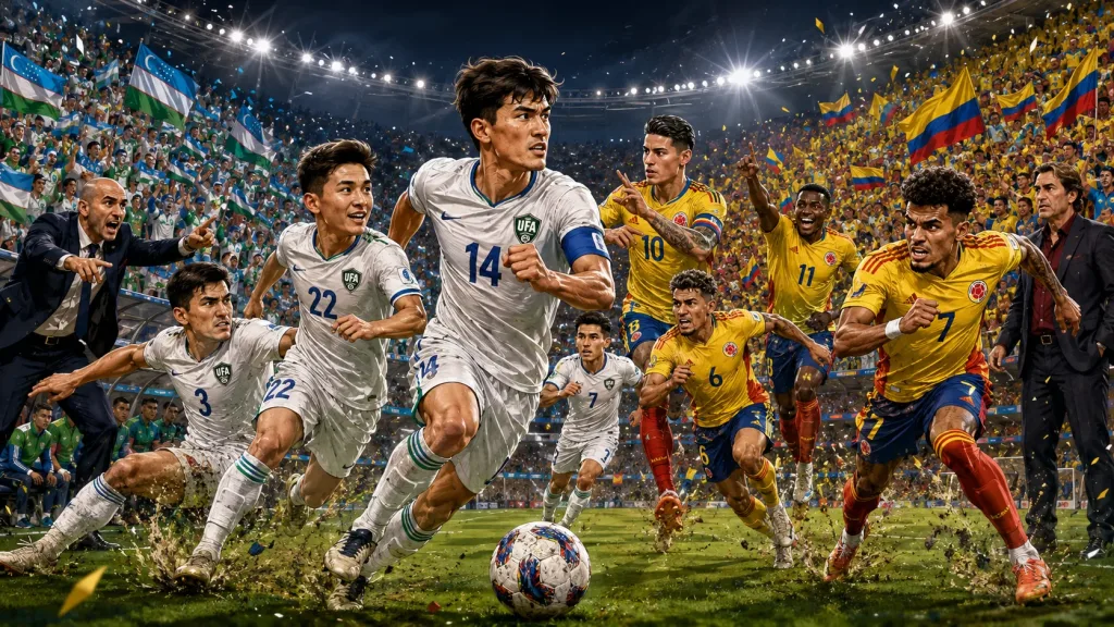 Uzbekistan vs Colombia World Cup 2026 preview with Eldor