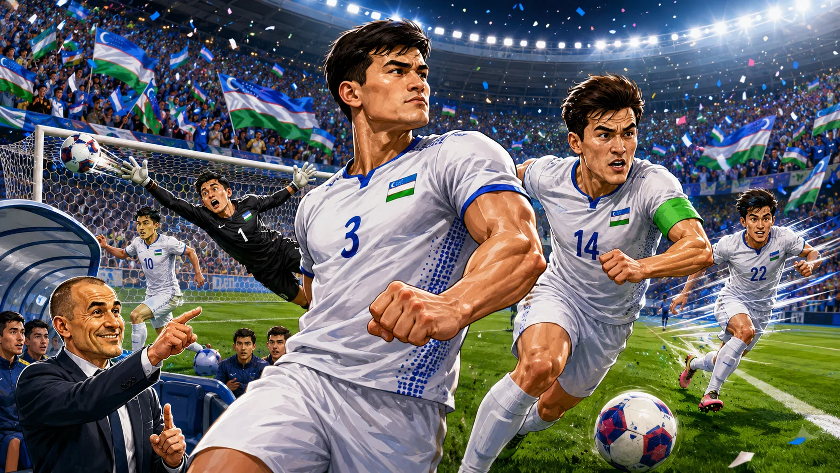 Uzbekistan World Cup 2026 preview with Abdukodir Khusanov Fabio Cannavaro Eldor Shomurodov and Utkir Yusupov